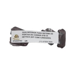 Guia Inferior Para Sistema De Portas De Correr Stb 35 Hettich (Kit Com 6 Unidades) - 3