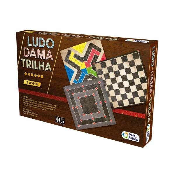 Jogos Classicos 6 Em 1 Xadrez Domino Dama Ludo Bingo Trilha