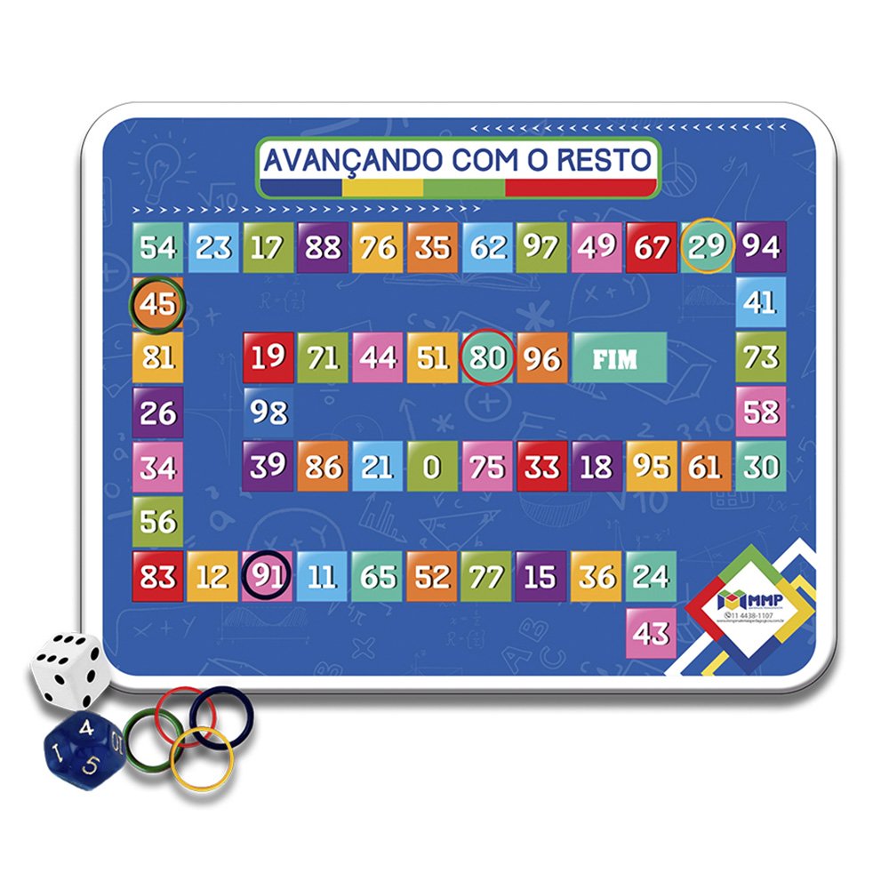 4 Jogos Educativos Matemática Pedagógico Infantil Madeira