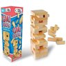 Jogo Caiu Perdeu Torre De Madeira Jenga Equilíbrio Infantil - 1