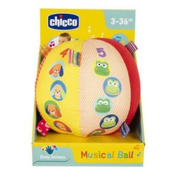 Brinquedo De Atividades Bola Musical - Baby Senses - Chicco - 1