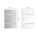 Ver mais imagens de Arandela Externa de Parede 2 Focos E Frisos Marrom Alumínio Muro MF115