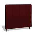 Ver imagem 1 de Cabeceira Estofada Box Casal King Size Encosto para Cama Hylux 195x126 Cm Marsala