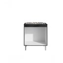 Ver imagem 4 de Kit Balcão Gabinete para Pia Andreia 100cm C- Balcão Cooktop 4 ou 5 Bocas Preto