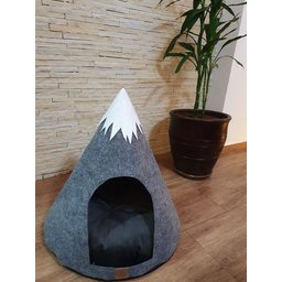 Cama Pet Montanha + Capa Árvore Natalina - 3