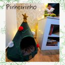 Ver imagem 1 de Cama Pet Montanha + Capa Árvore Natalina