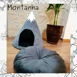 Cama Pet Montanha + Capa Árvore Natalina - 2