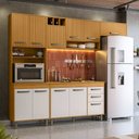 Ver imagem 3 de Cozinha Malta 4 Peças - Freijo/off White Poliman Industria