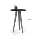 Ver imagem 3 de Mesa Lateral 4601 Pés Palito Sala Rose