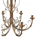 Ver imagem 4 de Lustre Grande Dourado com 6 Bocais para Sala De Jantar e Quarto Modernos