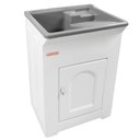 Ver imagem 1 de Tanque de Lavar Roupa 30L Branco Cinza Cuba Esfregador Front