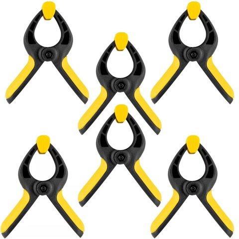 Grampo com Mola Sargento Prendedor para Marceneiro Multiuso 9" Pol | 06 Un