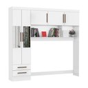 Ver imagem 1 de Guarda-roupa Modulado 5 Portas 2 Gavetas com Espelho Carioca Móveis