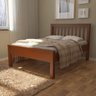 Cama Casal Simples Madeira Maciça Móveis Saraiva - 1