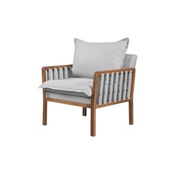 Poltrona Decorativa Jeniffer Cinza Prata - 1