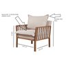 Poltrona Decorativa Jeniffer Cinza Prata - 2