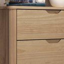 Ver imagem 5 de Cômoda Quarto 74cm 4 Gavetas Madeira Maciça Nira Tauari F07 - Mpozenato