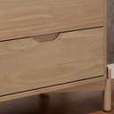 Ver imagem 6 de Cômoda Quarto 74cm 4 Gavetas Madeira Maciça Nira Tauari F07 - Mpozenato