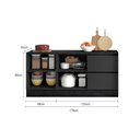 Ver imagem 4 de Cozinha Modulada Etna 2 Balcões para Pia