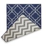 Tapete Decorativo Dupla Face Hera 200x300 (4859) Azul e Marrom - Gran Belo - 7