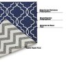 Tapete Decorativo Dupla Face Hera 200x300 (4859) Azul e Marrom - Gran Belo - 3