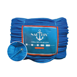 Corda Trançada Pe Virgem S/alma C/aprox.164 Metros - Azul 14mm - 8