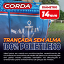 Ver imagem 2 de Corda Trançada Pe Virgem S/alma C/aprox.164 Metros - Azul 14mm