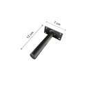 Ver imagem 4 de Kit 4 Pés de Metal 12cm Preto Multiuso para Armário Mesas de Cabeceiras e Camas