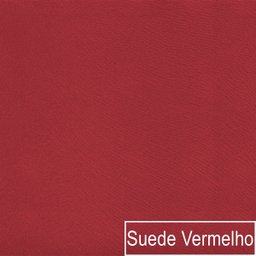 Poltrona Decorativa Sala de Estar Recepção Luiza Base de Ferro Dourado Suede Vermelho - ADJ Decor - 7