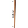 Kit 4 Pés Palito 75 Cm para Móveis com Chapinhas Sapatas e Parafusos - 3