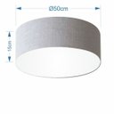 Ver imagem 2 de Plafon para Sala Cilíndrico Sl-3014 Cúpula Cor Rustico Cinza