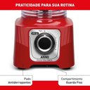 Ver imagem 4 de Liquidificador LN63 Power Max 2200W Jarra 3,1 Litros Arno Vermelho 220V