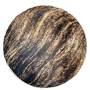 Ver imagem 2 de Banqueta Puff Redondo de Couro Legítimo com Pelo 40 X 40 Pés Removíveis