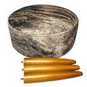 Ver imagem 3 de Banqueta Puff Redondo de Couro Legítimo com Pelo 40 X 40 Pés Removíveis