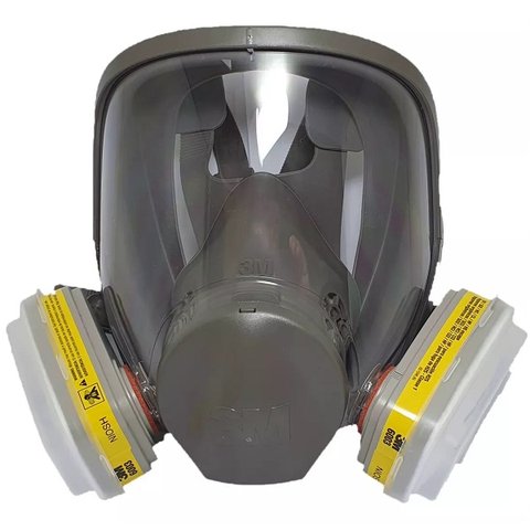 Mascara Respirador Facial 3m 6800 + Cartucho 6003