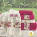 Ver imagem 1 de Jogo Toalhas Banho 5 Peças Amore - Pink