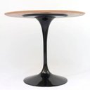 Ver imagem 2 de Mesa de Jantar Tulipa Saarinen Redonda 80 Cm Tampo Imbuia Base Preta