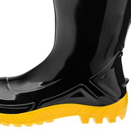 Bota Pvc Galocha Cano Médio sem Forro 700464 Marluvas N°39 - 5