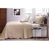 Kit Cobre Leito Bordado Queen 3 Peças 260x240cm Ipê Bege Bouti Jolitex - 1