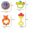 Kit Conjunto 4 Brinquedos Educacional Infantil Bebê Chocalho - 2