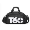 Bolsa Academia Fitness Mala de Viagem Mochila Transversal Treino Preto - 1