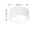 Ver imagem 2 de Plafon para Sala de Jantar Cilíndrico Sj-3010 Cúpula Cor Branco