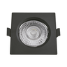 Spot de Led Embutir Alltop Mr11 Quadrado 3w Preto Bivolt Taschibra 3000k Luz Quente - 1