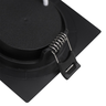 Spot de Led Embutir Alltop Mr11 Quadrado 3w Preto Bivolt Taschibra 3000k Luz Quente - 4