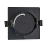 Spot de Led Embutir Alltop Mr11 Quadrado 3w Preto Bivolt Taschibra 3000k Luz Quente - 3
