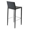 Banqueta Amanda 6606 Pvc Preto Estrutura em Metal - 23616 - 4