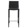 Banqueta Amanda 6606 Pvc Preto Estrutura em Metal - 23616 - 2