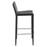Banqueta Amanda 6606 Pvc Preto Estrutura em Metal - 23616 - 3