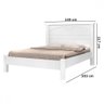 Cama de Casal Lion Branco - J&a Móveis - 3
