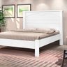 Cama de Casal Lion Branco - J&a Móveis - 1